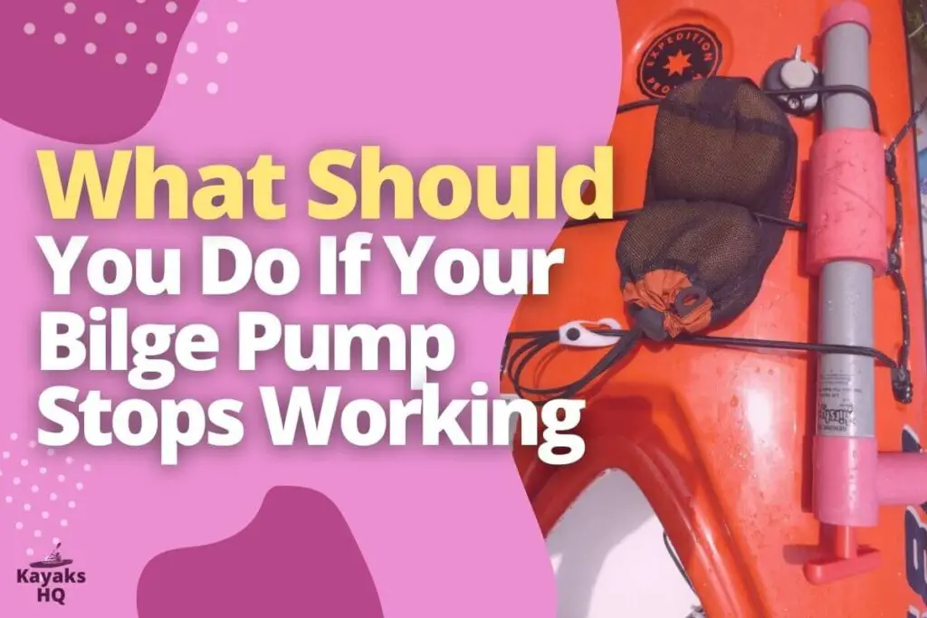 What Should You Do If Your Bilge Pump Stops Working